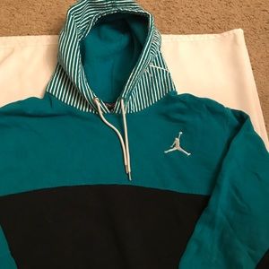Nike Air Jordan Flight Lifestyle Teal Mens Hoodie